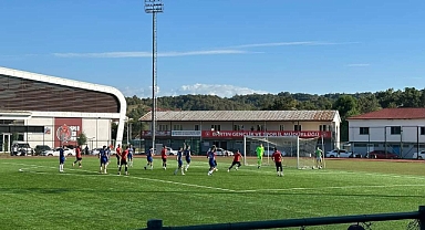 Hazırlık maçında ilk yarı sona erdi