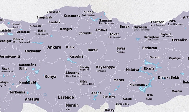 Şehirlerin Osmanlı döneminde ki isimlerini biliyor muydunuz ?