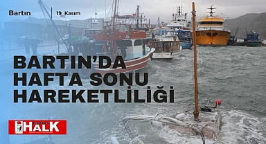 Bartın'da hafta sonu hareketliliği