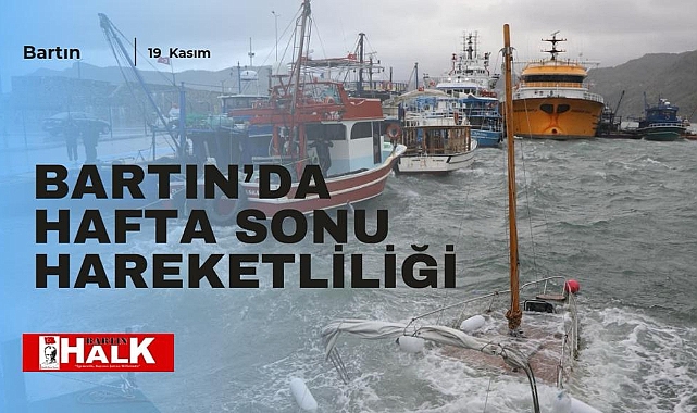 Bartın'da hafta sonu hareketliliği