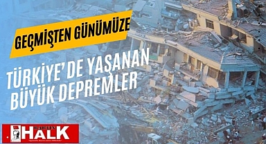 Geçmişten Günümüze Türkiye’de yaşanan depremler
