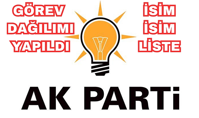 GÖREV DAĞILIMI YAPILDI