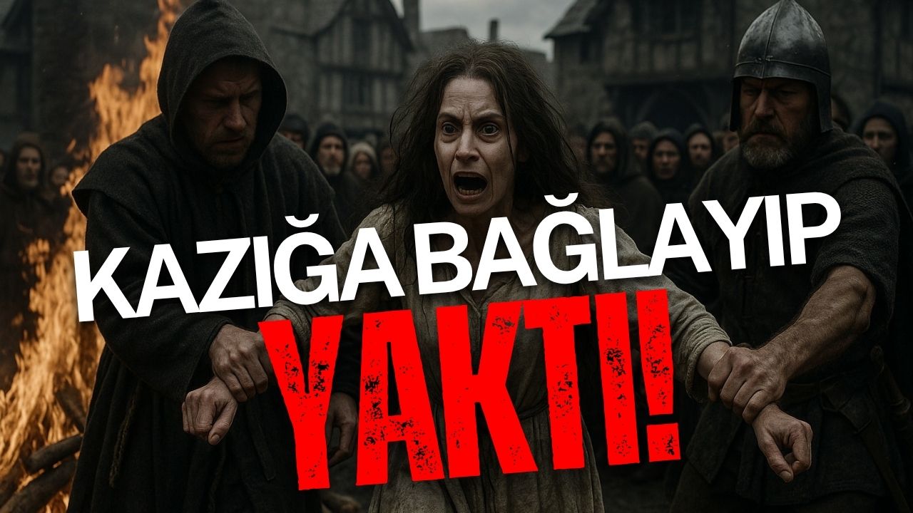 KAZIĞA BAĞLAYIP YAKTI! 