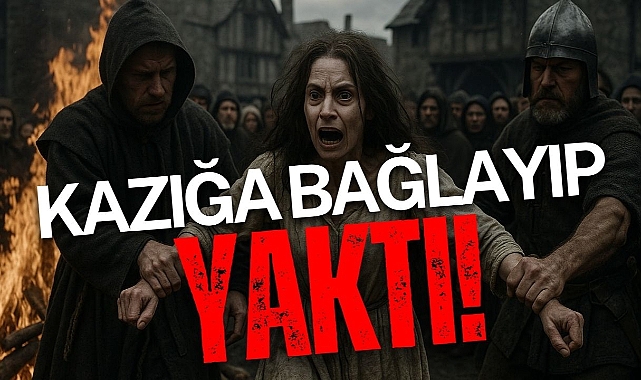 KAZIĞA BAĞLAYIP YAKTI!