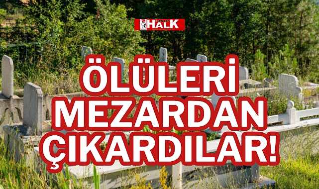 ÖLÜLERİ MEZARDAN ÇIKARDILAR!