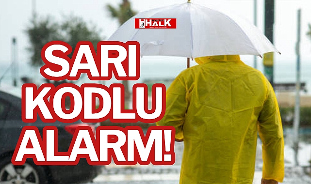 SARI KODLU ALARM!
