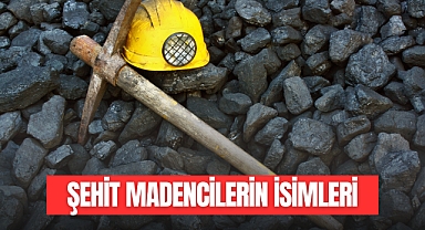 ŞEHİT MADENCİLERİMİZİN İSİMLERİ