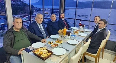 Amasra Muhtarları iftarda bir araya geldi