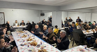 Aşağıdere Köyü’nde iftar programı