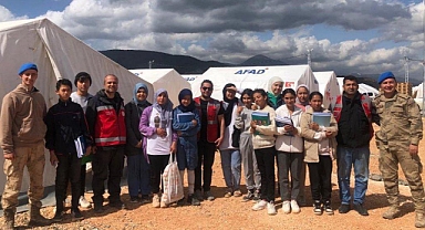 Bartınlı öğretmenler Hatay’a gitti