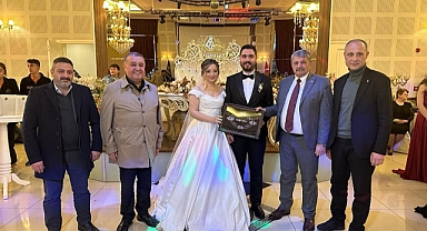 Başkan Mutluluklarına ortak oldu