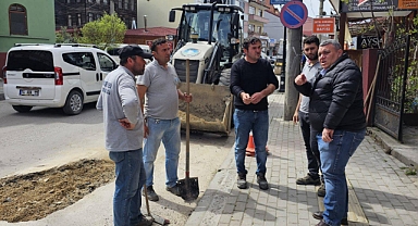 Çalışmaları Yerinde İnceleyerek , Gerekli talimatları verdi