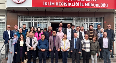 Çevre ve Şehircilik İl Müdürlüğü’nde veda töreni!