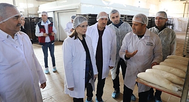 Ekmek Fabrikası’nı ve Aşevleri’ni denetledi
