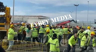 Filyos Limanı'nda kavga! İşçiler birbirine girdi!