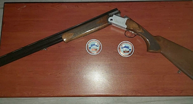 Ruhsatsız av tüfeğine el konuldu