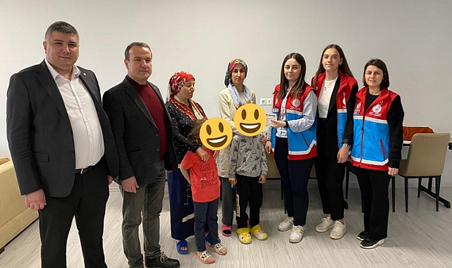 TSO Yönetimi, depremzede çocukları sevindirdi