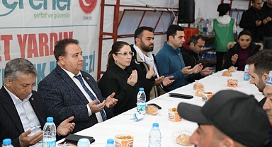 Vali Arslan, depremzedelerle iftarda buluştu