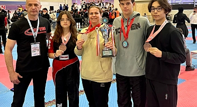 1 kupa, 1 altın, 1 gümüş, 3 bronz madalya!