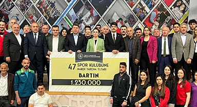 47 spor kulübüne 1 Milyon 230 Bin TL destek