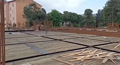 Bartın Merkez Cami ve Külliyesi İnşaatı devam ediyor