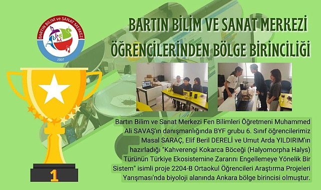 Bartınlı Öğrencilerden Ankara Bölge Birinciliği