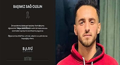 BARÜ’den başsağlığı mesajı