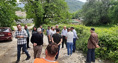 Başkan Karaman, Ağu Deresi Islah çalışmalarını inceledi