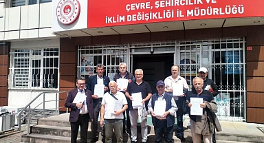 Bartın Platformu itiraz dilekçelerini müdürlüğe teslim etti