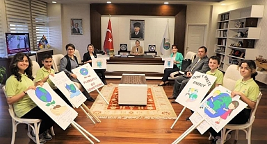 Borsa İstanbul Ortaokulu’ndan Vali Arslan’a ziyaret