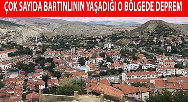 Çok sayıda Bartınlının yaşadığı o bölgede deprem