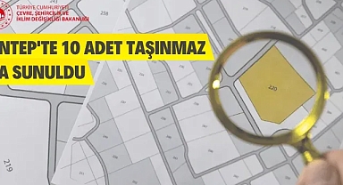 Gaziantep'te 10 adet taşınmaz satışa çıkarıldı