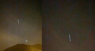 Gökyüzündeki ışık merak uyandırdı