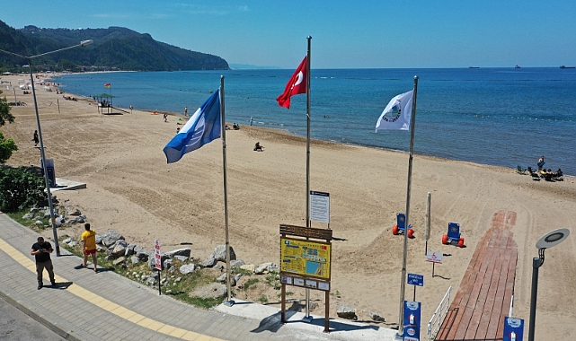 İnkumu bu yıl yine Mavi bayraklı