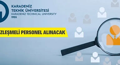 Karadeniz Teknik Üniversitesi 492 Personel Alacak