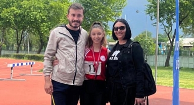 Sinem Gündüz atletizmde 3.oldu