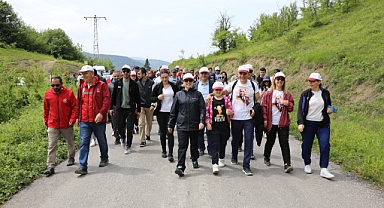 Vali Nurtaç Arslan, Doğa yürüyüşüne katıldı