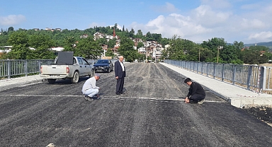Yeni köprüde çalışmalar sona geldi!