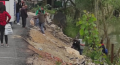 Yürekler ağza geldi, ırmak kenarına yuvarlandı
