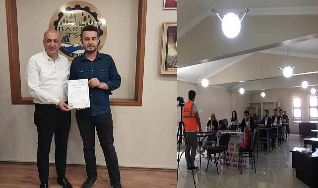 9 kişiye yeterlilik belgesi verildi