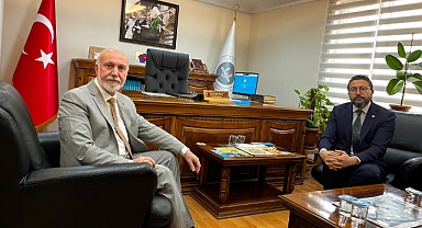 Abdurrahman Çetin’den, Müftü Ömer Keskin’e ziyaret