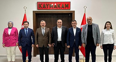 Aldatmaz’dan Kaymakam Perçi’ye ziyaret
