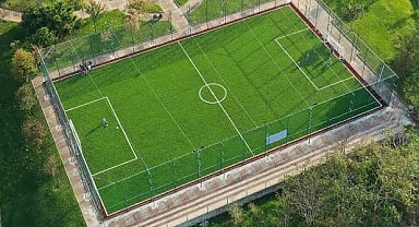 Avara Sentetik Futbol Sahası yapımı başladı
