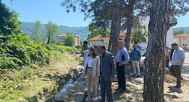 Bankoğlu sel sonrası incelemelerde bulundu