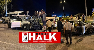 Bartın'da trafik kazası yaralılar var