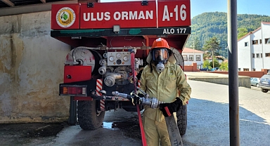 Bartın ve Ulus ekipleri orman yangınlarıyla mücadele hazır
