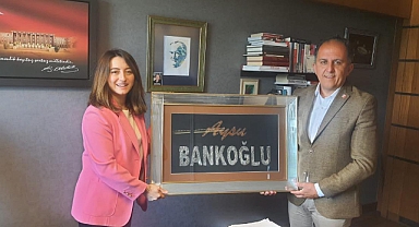 Başarılı Yüksek Mimar Kaya'dan Bankoğlu'na ziyaret