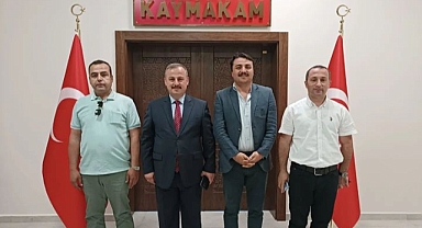 Çevre haftası nedeniyle Kaymakam Perçi’ye ziyaret