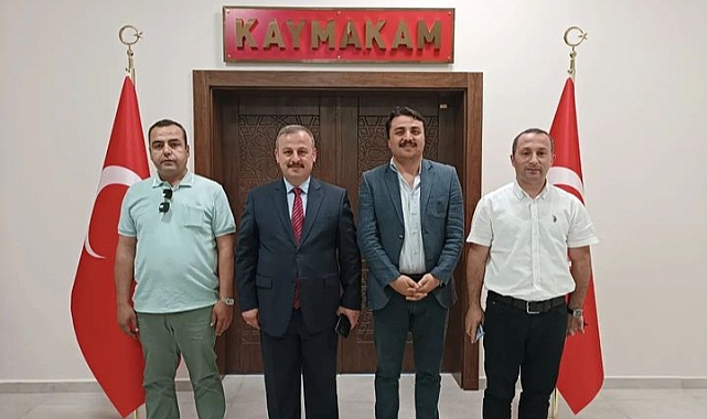 Çevre haftası nedeniyle Kaymakam Perçi’ye ziyaret