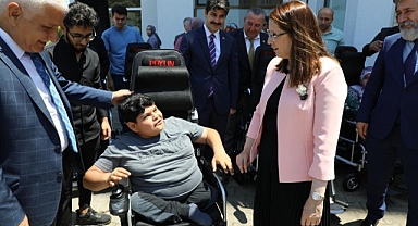 Elektrikli Akülü tekerlekli sandalye dağıtıldı
